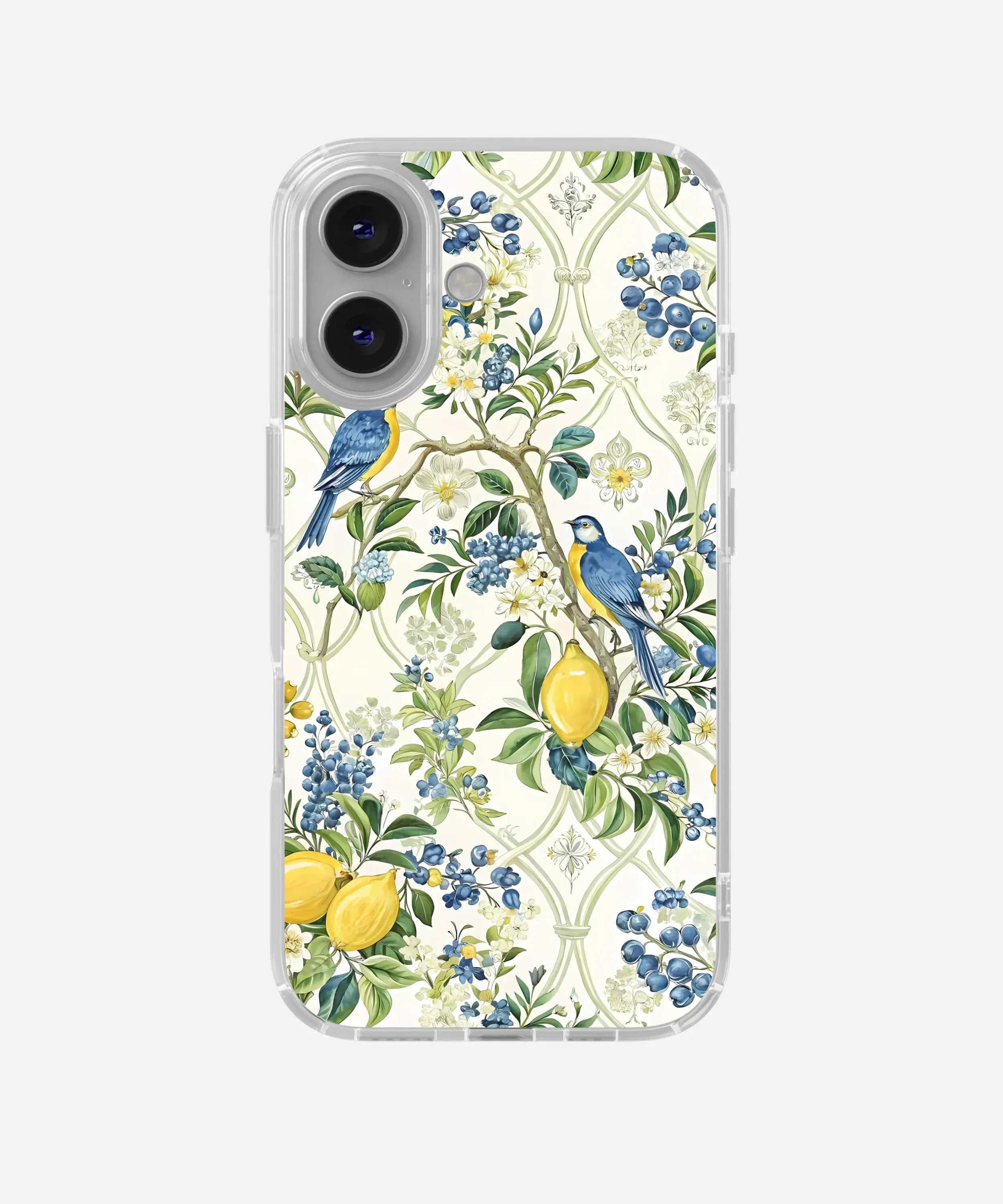 Limoncello Garden Clear Silicone Phone Case