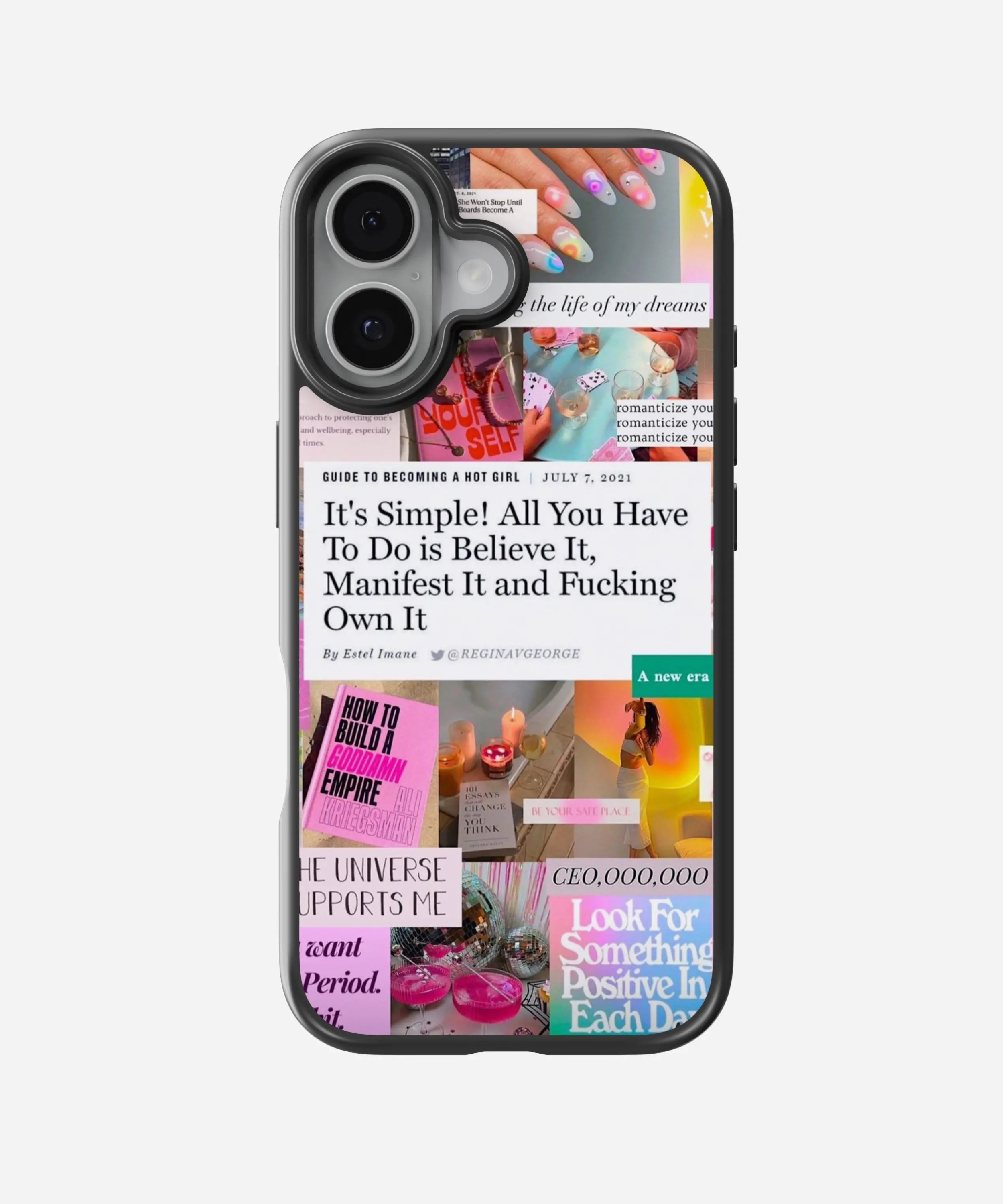 Look For Positivity Hybrid Matte Case