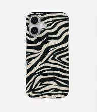 Load image into Gallery viewer, Zebra Black/Almond Phone Case