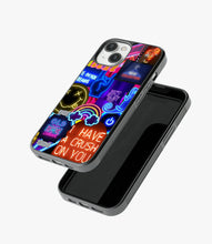 Load image into Gallery viewer, Crush On You Neon Glass Case