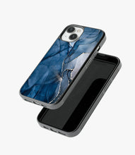 Load image into Gallery viewer, Blue Marble Glass Case