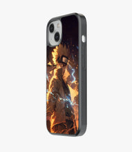Load image into Gallery viewer, Naruto Kyuubi Mode Glass Phone Case