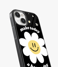 Load image into Gallery viewer, Make Today A Happy Day Glass Case