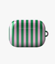 Load image into Gallery viewer, Minty Stripes Glossy Airpod Case