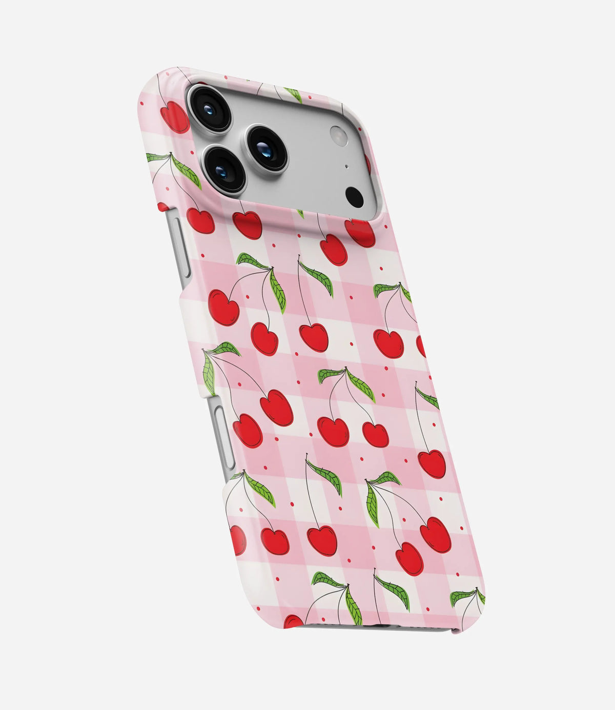 Checkered Cherry SnapFit Matte Case
