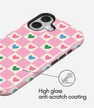 Load image into Gallery viewer, Love Grid Glossy Armoured Case