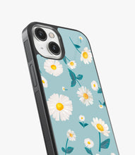 Load image into Gallery viewer, Daisy Pattern Floral Glass Case