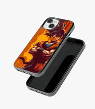 Load image into Gallery viewer, Angry Goku Glass Phone Case