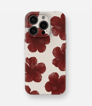 Load image into Gallery viewer, Scarlet Hibiscus Glossy Hard Case