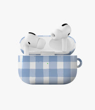 Load image into Gallery viewer, Bluebell Gingham Glossy Airpod Case