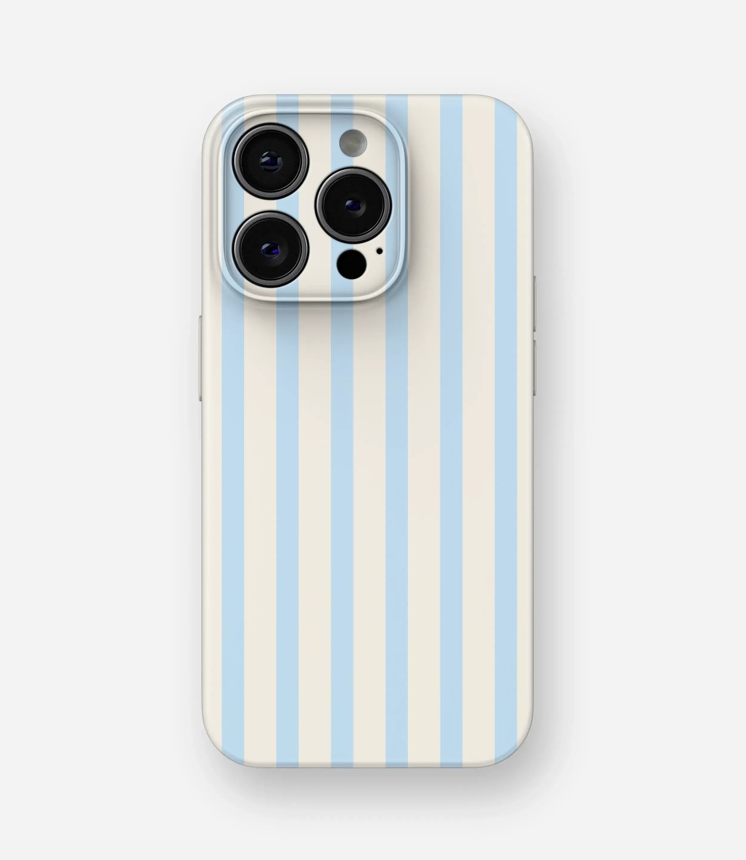 Coastal Blue Stripes Glossy Hard Case