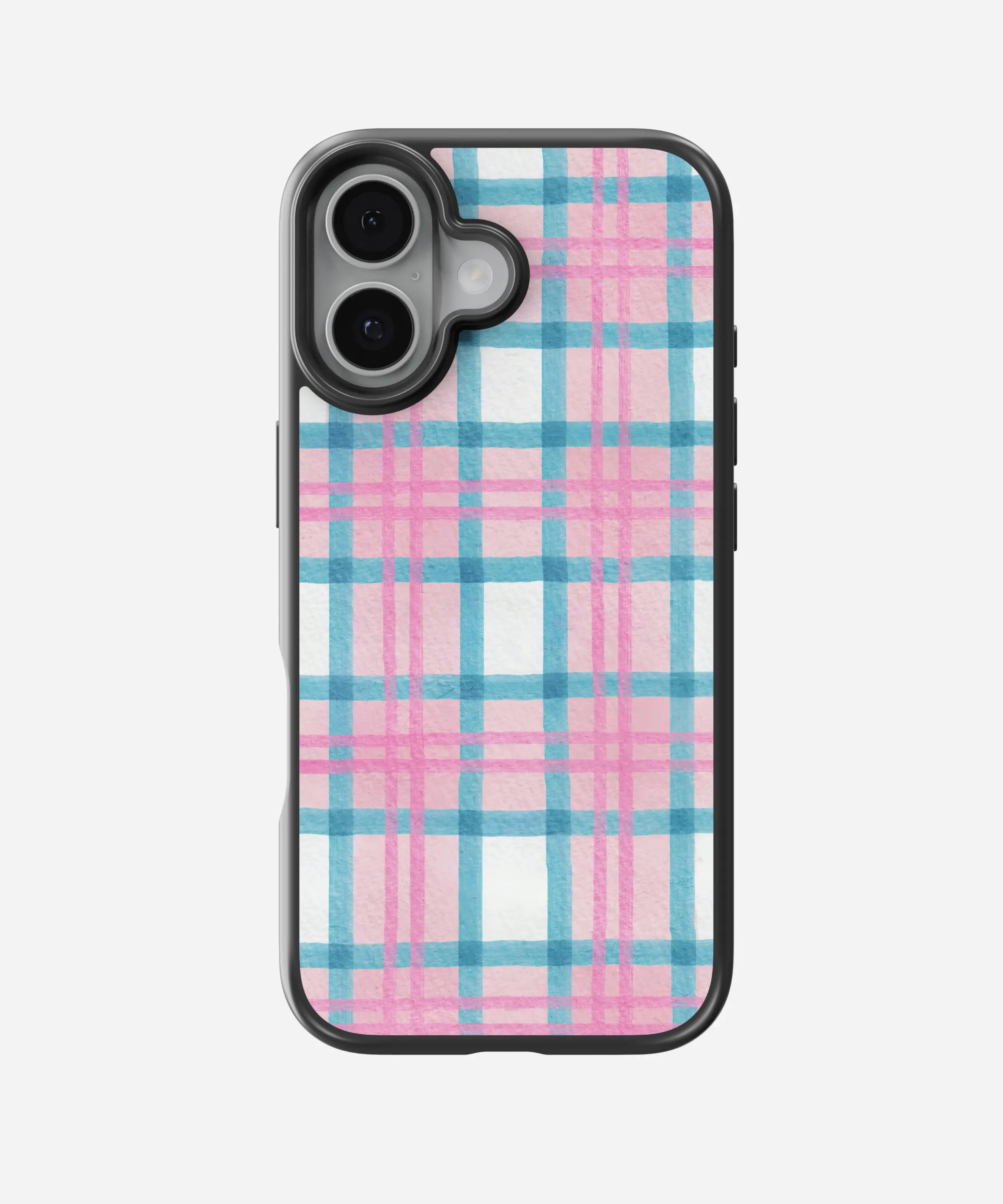 Cotton Candy Checks Hybrid Matte Case