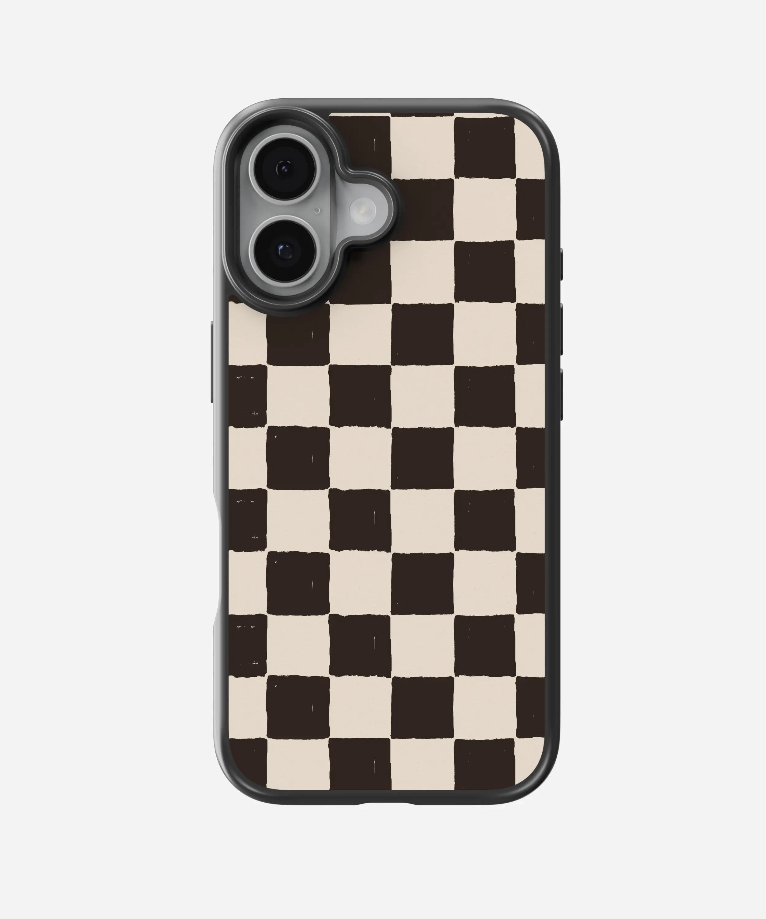Espresso Checker Hybrid Matte Case