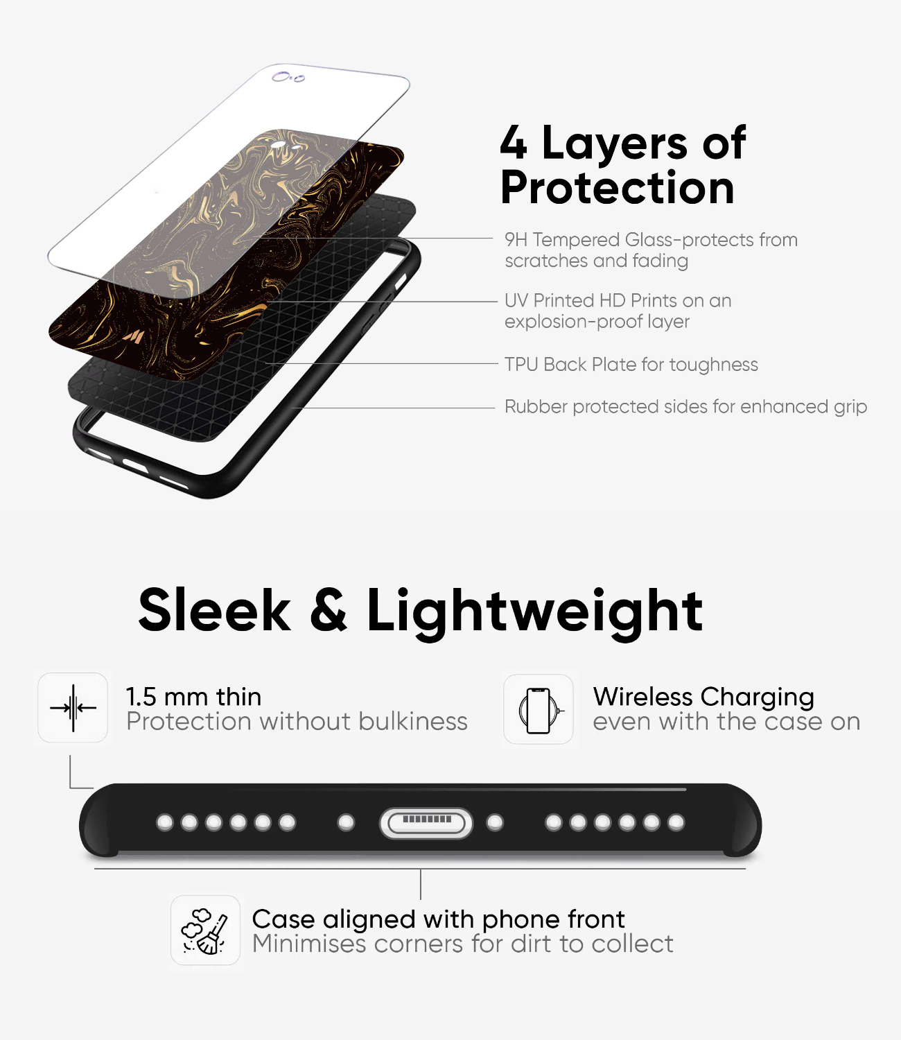 The Art of Sabr Glass Case