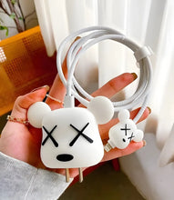 Load image into Gallery viewer, Kaws Charger Case & Cable Protector (18W/20W)