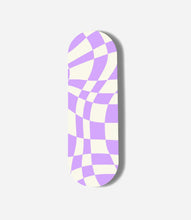 Load image into Gallery viewer, Lavender Checkered Print Pop Slider