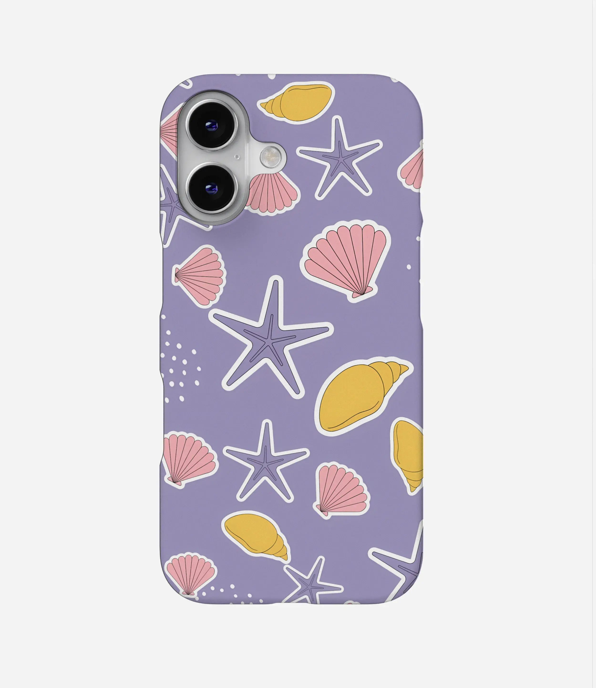 Lavender Seashell Pop Hard Case
