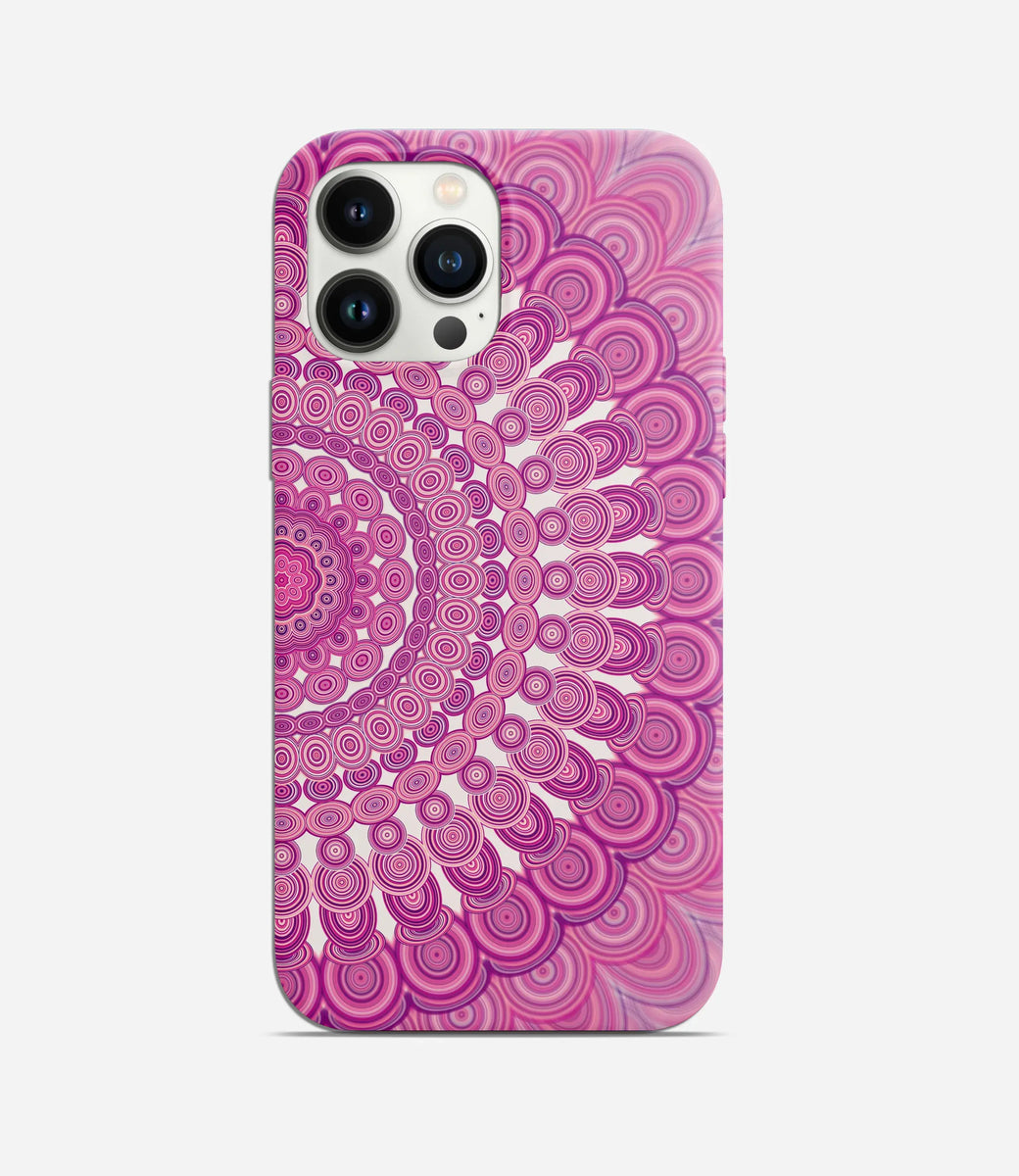 Trippy Pink Mandala Print Case by The Case Company