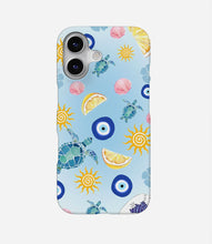 Load image into Gallery viewer, Mediterranean Turtle Vibes Hard Case