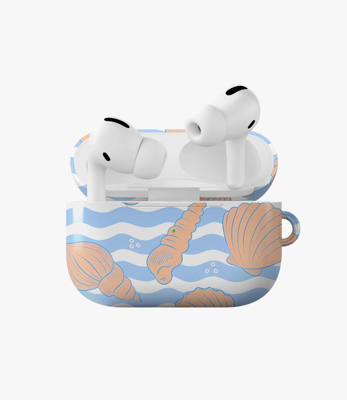 Pastel Ocean Shell Glossy Airpod Case