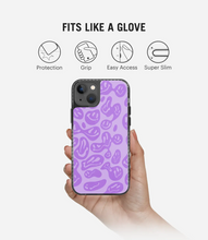 Load image into Gallery viewer, Pastel Purple Dripping Smiley Y2K Stride 2.0 Phone Case