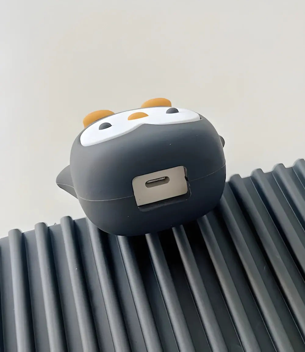 Black Pretty Penguin Charger Case & Cable Protector (18W/20W)