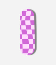 Load image into Gallery viewer, Purple Checkered Print Pop Slider