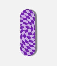 Load image into Gallery viewer, Royal Purple Checkered Print Pop Slider