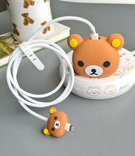 Load image into Gallery viewer, Snoopy Bear Charger Case & Cable Protector (18W/20W)
