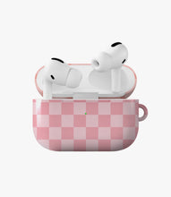 Load image into Gallery viewer, Soft Barbiecore Check Glossy Airpod Case