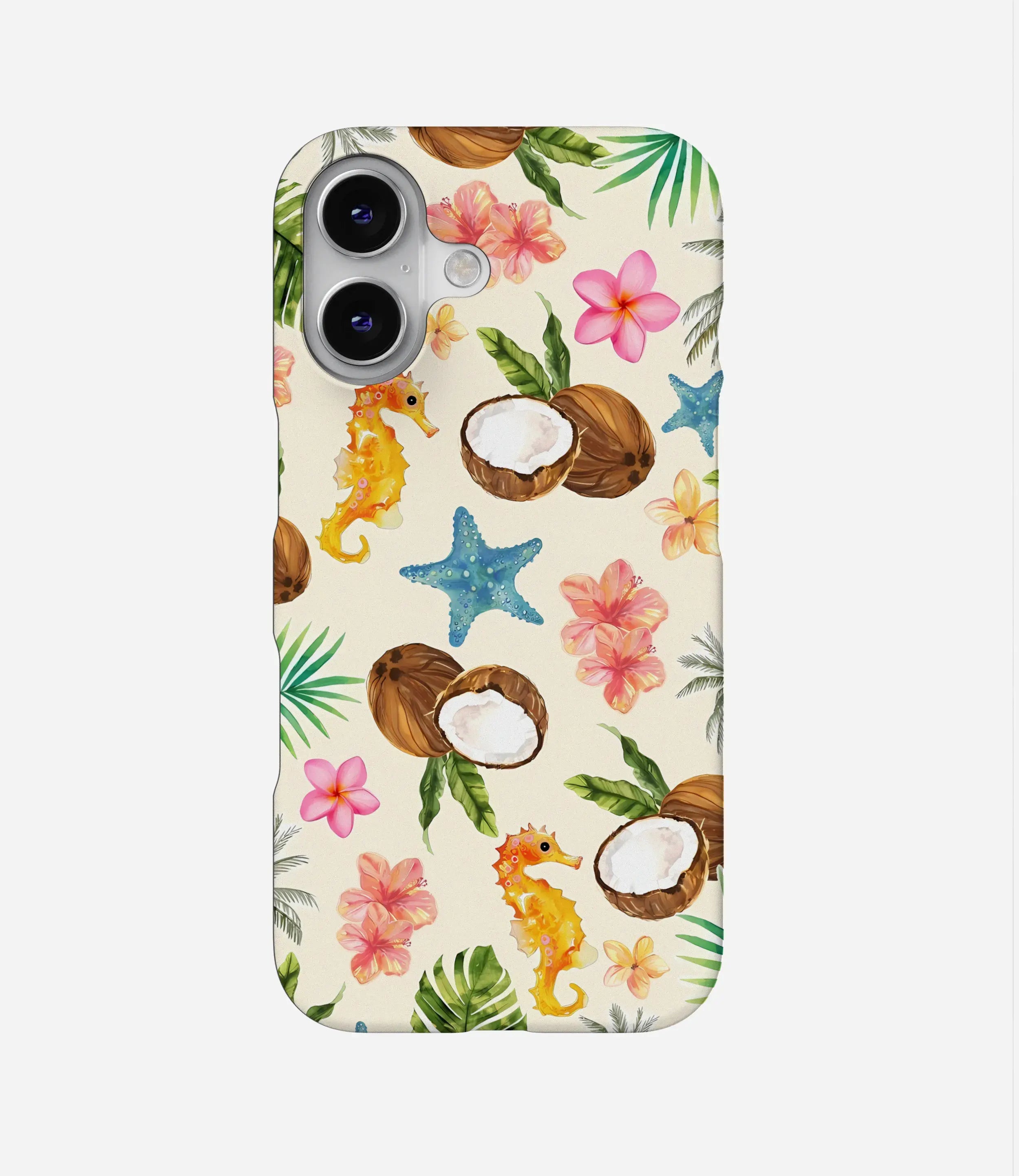 Tropical Coconut Paradise Hard Case
