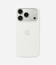 Load image into Gallery viewer, Solid White Soft Silicone iPhone Case
