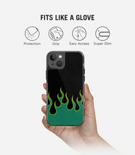 Load image into Gallery viewer, Green Flames Y2K Stride 2.0 Phone Case