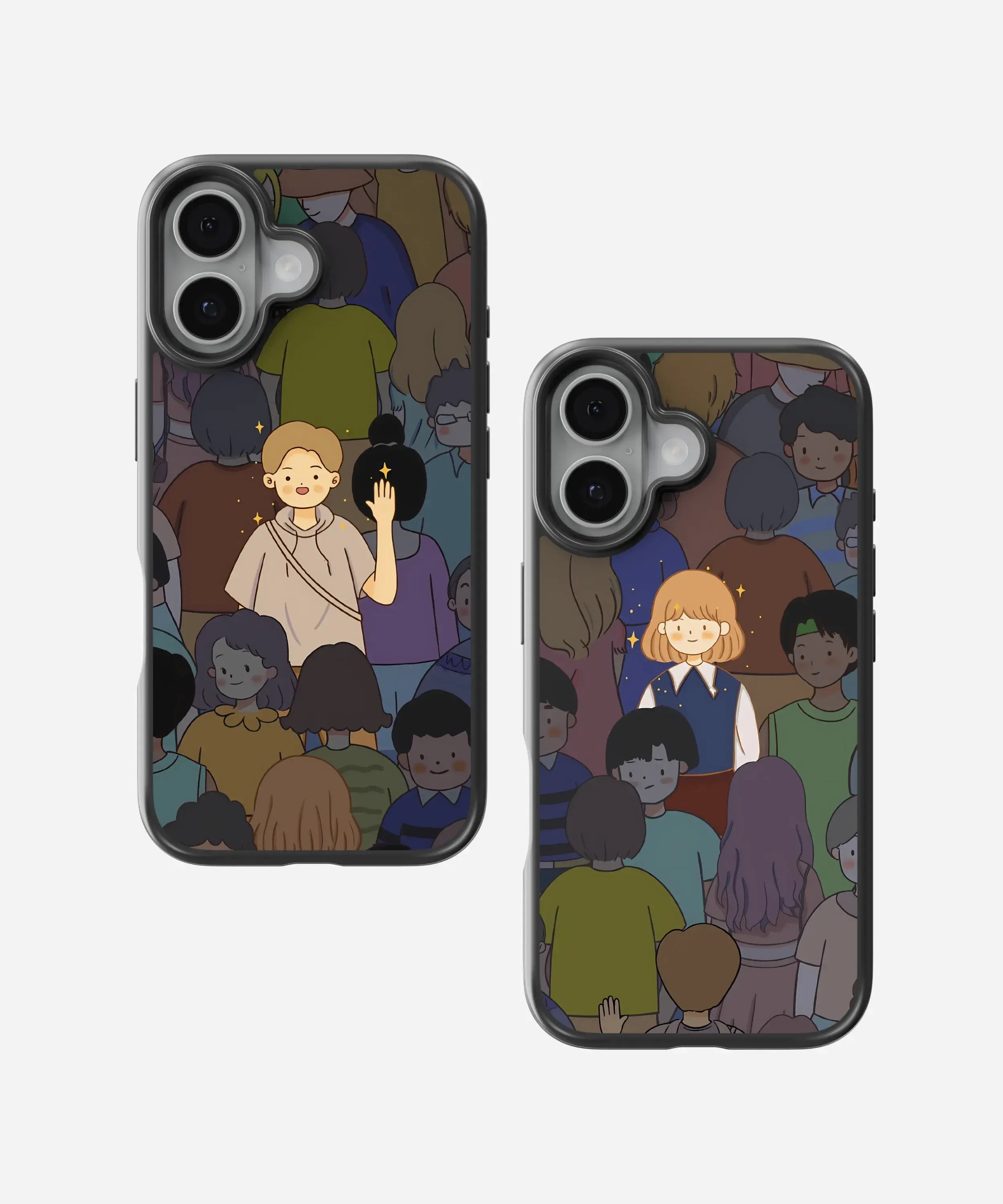 You Stand Out Couple Hybrid Matte Case