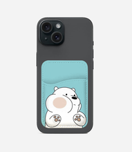 Load image into Gallery viewer, Cute White Bear Phone Wallet