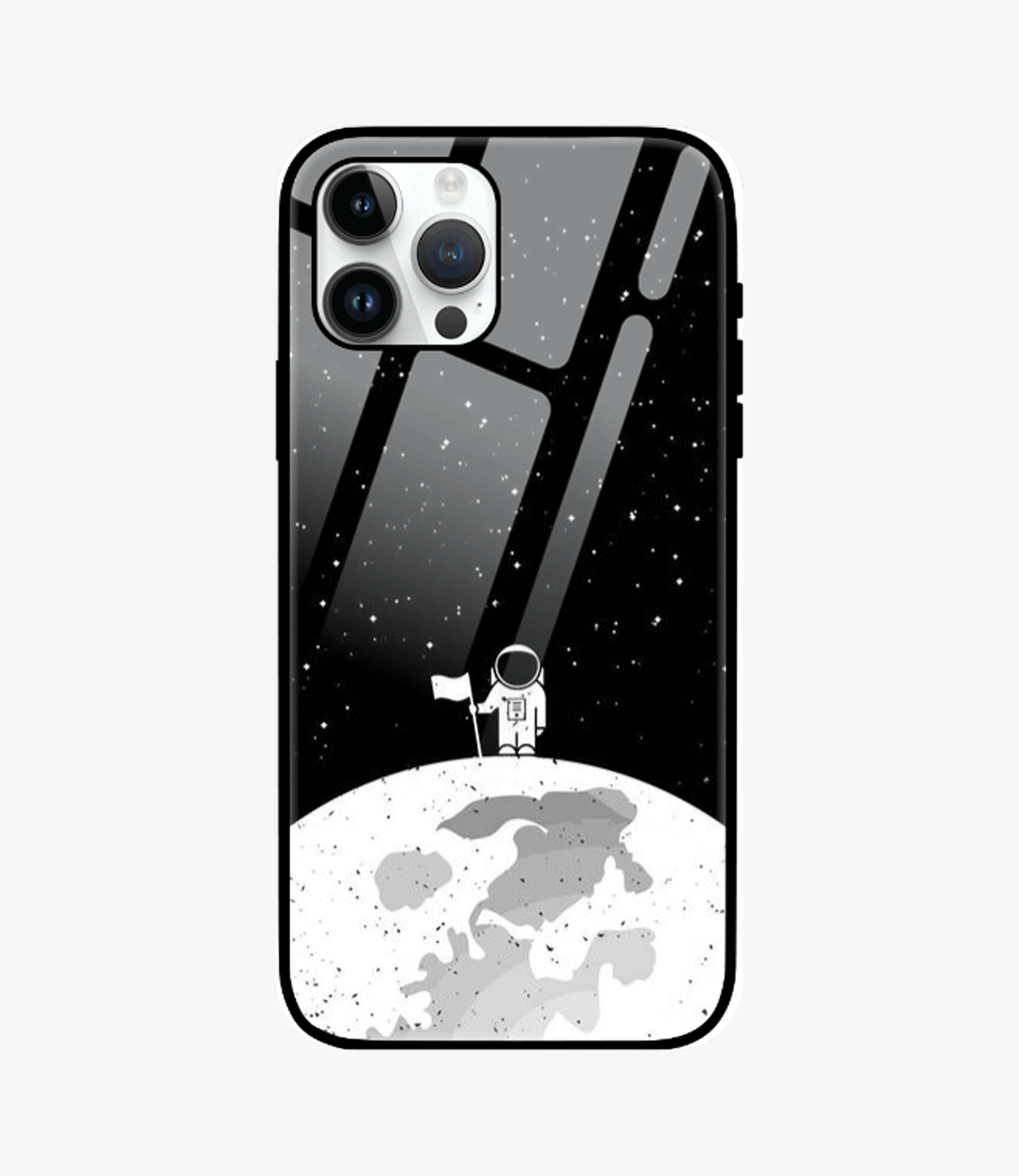 Fly Me To The Moon Glass Case for iPhone 15 Pro Max