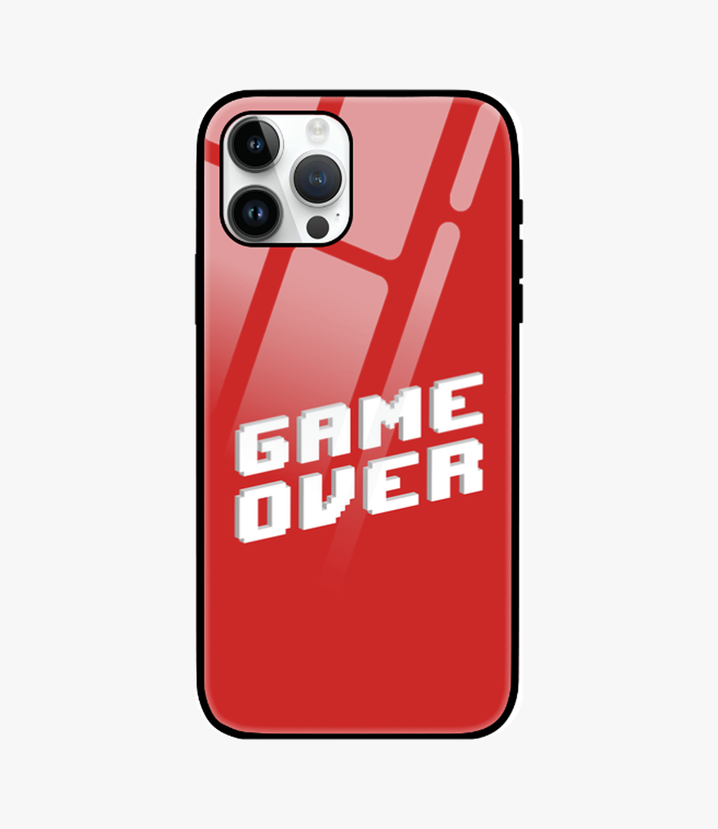 Game Over Glass Case for iPhone 14 Pro Max
