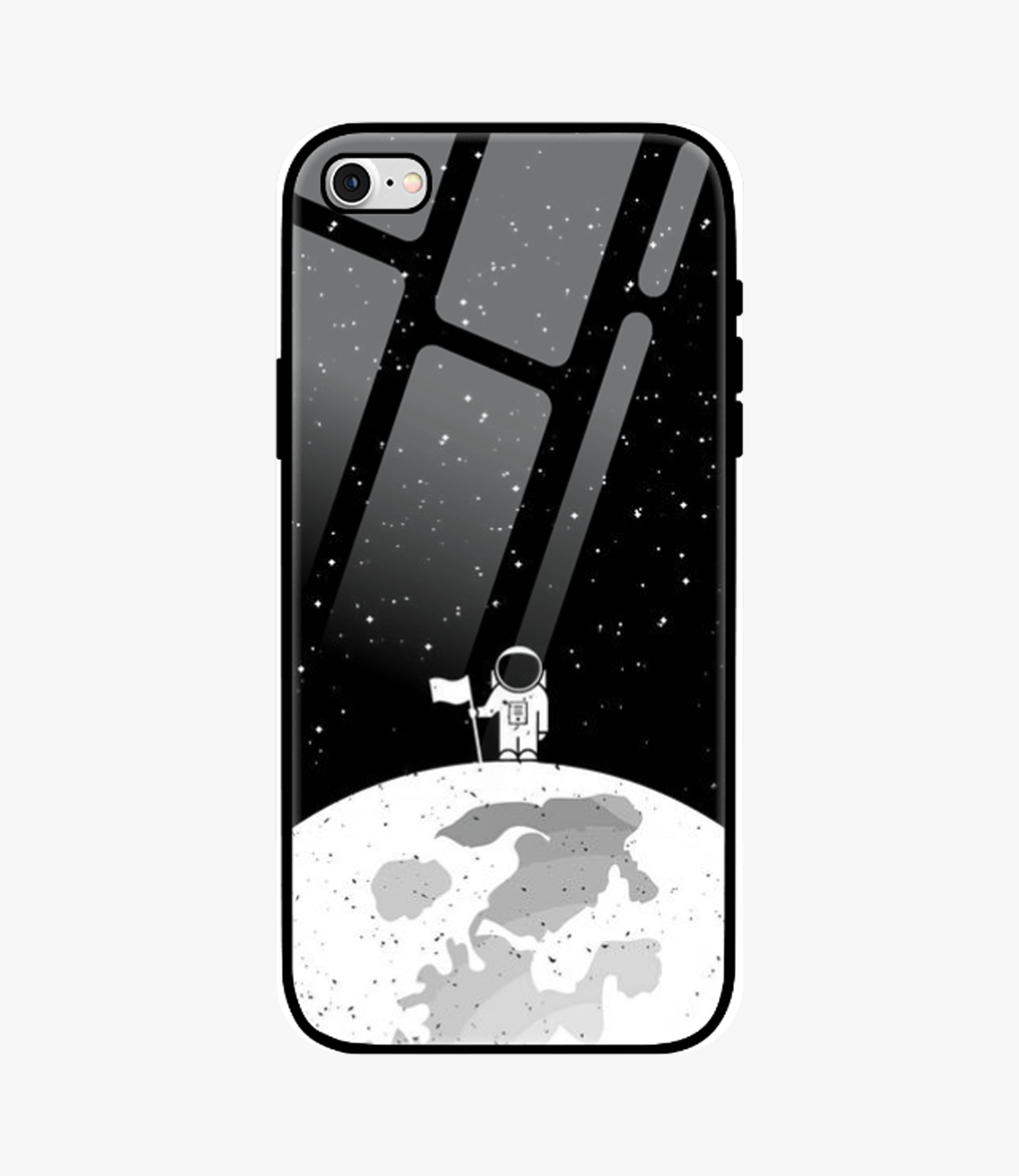 Fly Me To The Moon Glass Case for iPhone 8