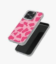 Load image into Gallery viewer, Y2K Pink Cow Print Silicone Case