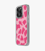 Load image into Gallery viewer, Y2K Pink Cow Print Silicone Case