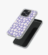 Load image into Gallery viewer, Lavender 70's Floral Silicone Case