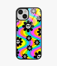 Load image into Gallery viewer, Psychedelic Skull Smiley Glass Case