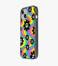 Load image into Gallery viewer, Psychedelic Skull Smiley Glass Case