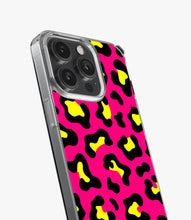 Load image into Gallery viewer, Bright Pink Leopard Print Silicone Case
