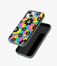 Load image into Gallery viewer, Psychedelic Skull Smiley Glass Case