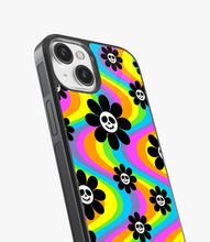 Load image into Gallery viewer, Psychedelic Skull Smiley Glass Case