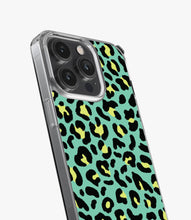 Load image into Gallery viewer, Green Leopard Print Silicone Case