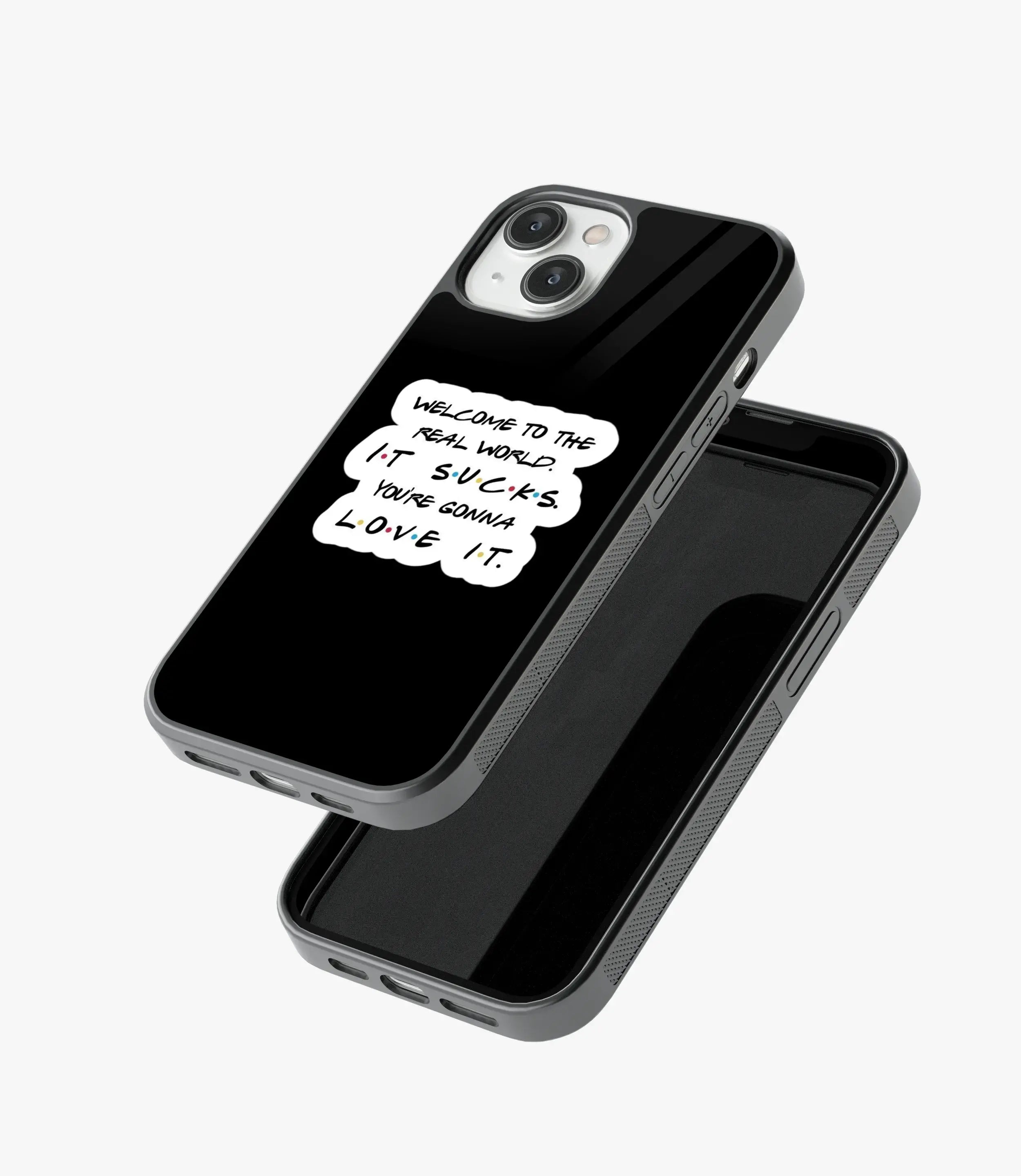 Real World Sucks Glass Case