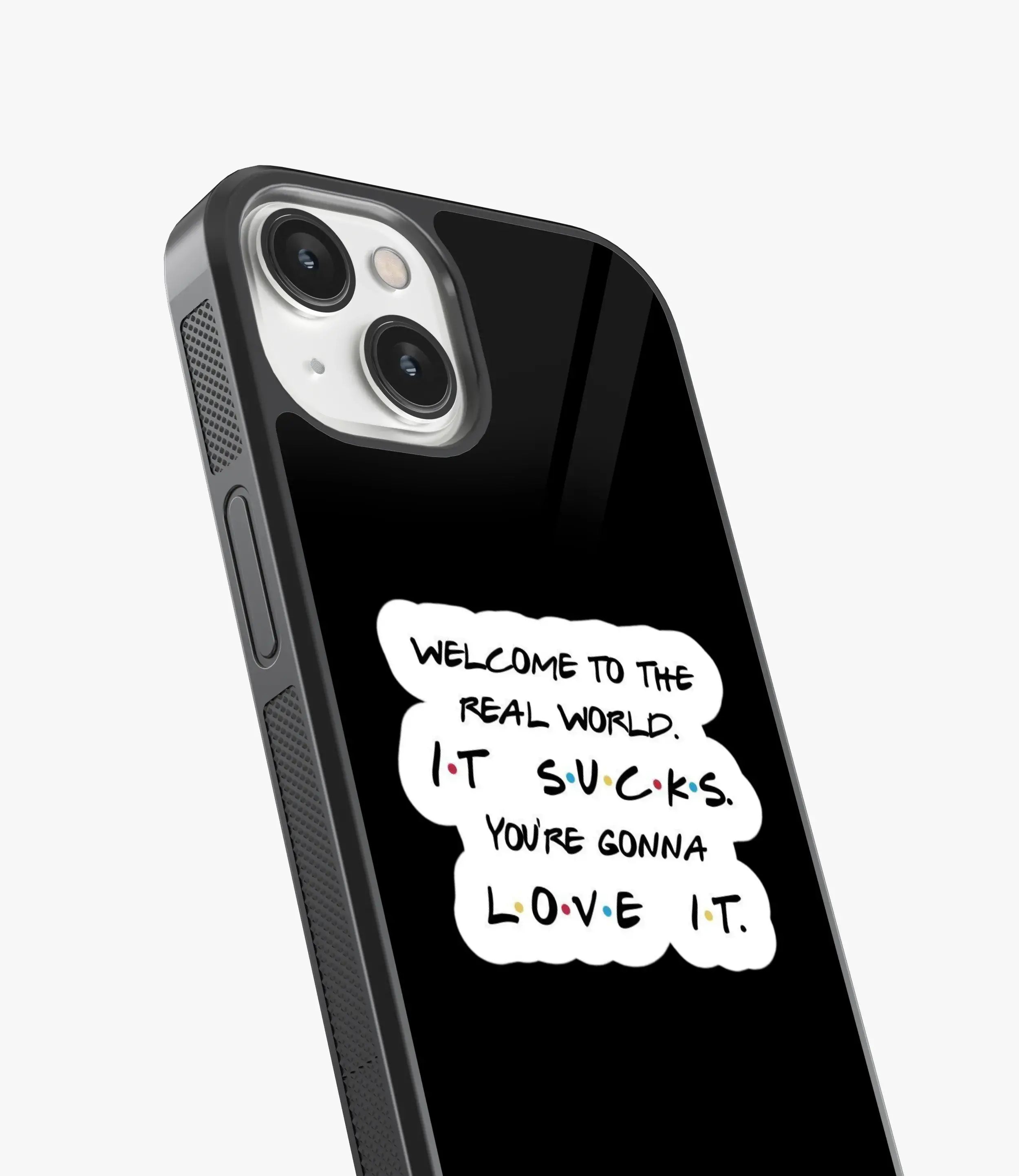 Real World Sucks Glass Case