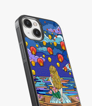 Load image into Gallery viewer, Girl Holding Flowers Glass Case